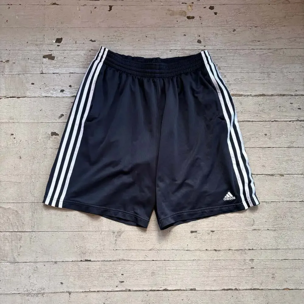 Adidas Mesh Athletic Shorts Black